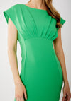 Joseph Ribkoff Pleated Detail Pencil Dress, Green