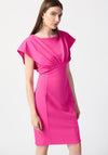Joseph Ribkoff Pleated Detail Pencil Dress, Pink