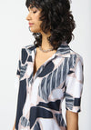 Joseph Ribkoff Printed Maxi Shirt Dress, Vanilla Multi