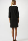 Joseph Ribkoff Contrast Knit Dress, Black