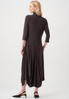 Joseph Ribkoff Silky Knit Cocoon Dress, Mocha Brown