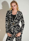 Joseph Ribkoff Foiled Floral Print Blazer, Black