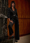Joseph Ribkoff Velvet Top and Jacket Twinset, Black