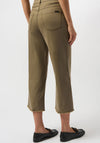 Joseph Ribkoff Embellished Seam Culotte Jeans, Java Green