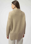 Joseph Ribkoff Stud Roll Neck Knit Jumper, Beige