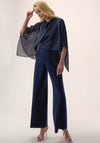 Joseph Ribkoff Jersey Knit Wide Leg Jumpsuit, Navy