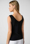 Joseph Ribkoff V Neck Sleeveless Top, Black