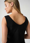 Joseph Ribkoff V Neck Sleeveless Top, Black