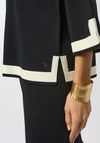 Joseph Ribkoff Colour Block Knit Top, Black