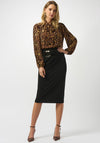 Joseph Ribkoff Animal Print Blouse, Brown