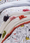 Joules Sleep Bright Hand Woven & Tufted Bed Throw, Natural