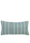 Joules Country Club Striped 30x60cm Cushion, Blue and Green