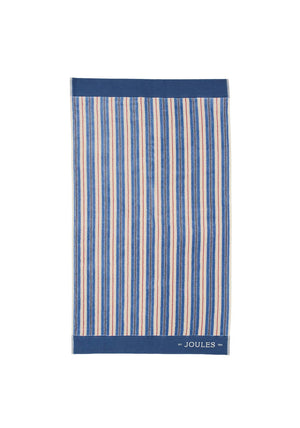 Joules Grove Stripe Hand Towel, Blue