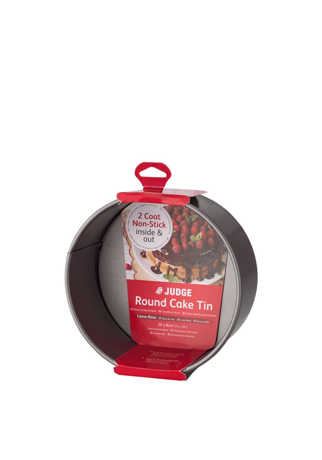 Judge 20x8cm Round Non-Stick Cake Tin