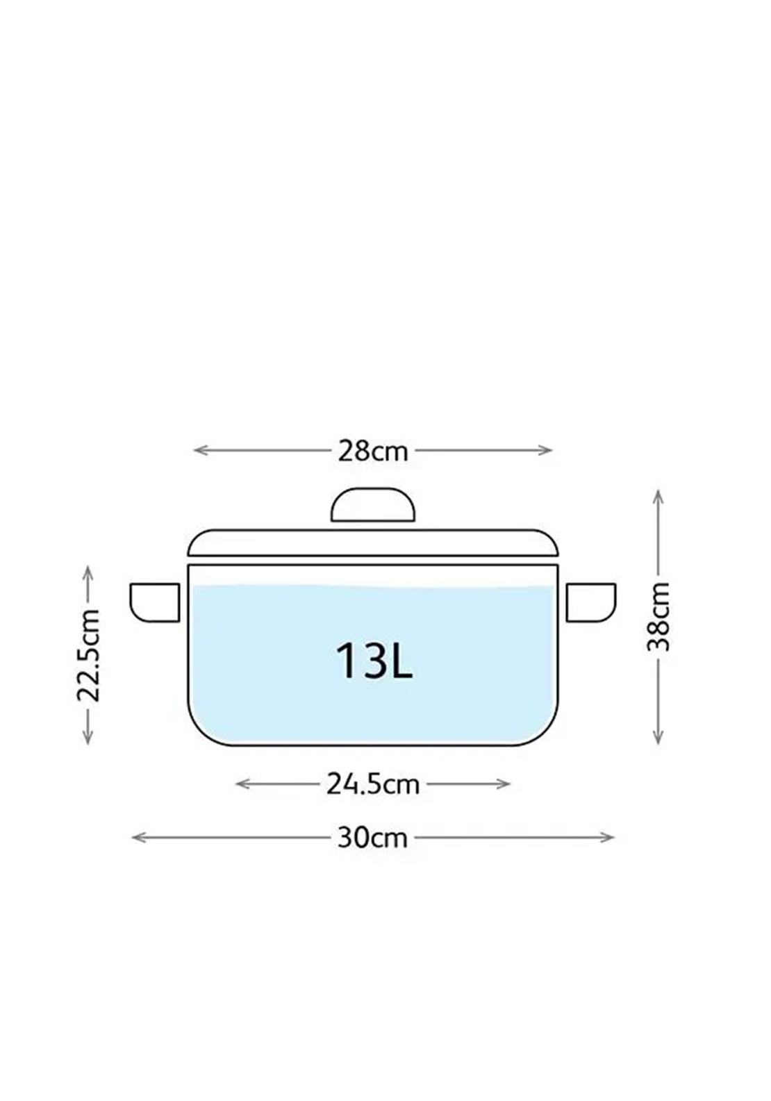 Judge 28cm Glass Lid Stockpot, 13L
