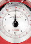 Judge Traditional Kitchen Scale, Red