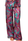 Indigo Sky Jungle Cheetah Print Pyjama Set, Raspberry