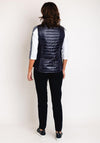 Just White Lightweight Padded Gilet, Navy