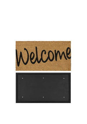The Home Studio Granite Tuffscrape Welcome Mat, 40x70cm