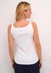 Kaffe Carna Vest Top, White