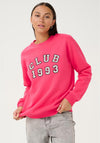 Kaffe Viola Embroidered Sweatshirt, Pink