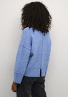 Kaffe Fridana V Neck Jumper, Blue