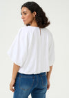 Kaffe Gabby Bubble Blouse, White