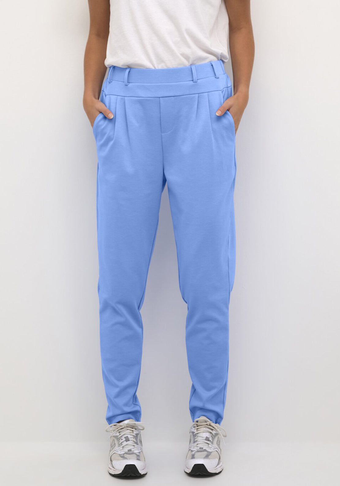 Kaffe Jenny Slim Fit Trousers, Blue