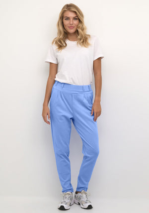 Kaffe Jenny Slim Fit Trousers, Blue