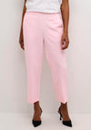 KAFFE Kasakura Cropped Trousers, Pink Mist