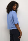 Kaffe Lizza Knit Turtleneck Sweater, Blue