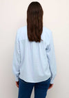 Kaffe Milia Linen Blend Blouse, Windsurfer