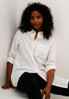 Kaffe Naya Oversized Longline Shirt, White