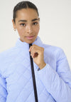Kaffe Loreen Quilted Puffer Jacket, Blue