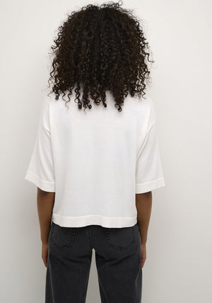 Kaffe Lizza Turtleneck Sweater, Cream