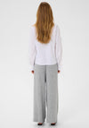 Kaffe Sara Tie Sleeve Shirt, White