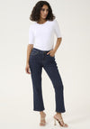Kaffe Sinem Cropped Jeans, Dark Blue