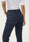 Kaffe Sinem Cropped Jeans, Dark Blue