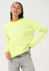 Kaffe Viola Embroidered Sweatshirt, Green