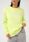 Kaffe Viola Embroidered Sweatshirt, Green