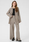 Kaffe Tilla Single Breasted Blazer, Taupe