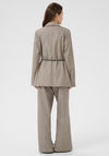 Kaffe Tilla Single Breasted Blazer, Taupe