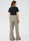 Kaffe Tilla Tailored Wide Leg Trousers, Taupe