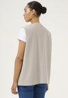 Kaffe Vitta Longline Waistcoat, Grey