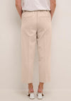 KAFFE Kasakura Cropped Trousers, Antique White