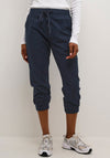 Kaffe Naya Capri Trousers, Navy