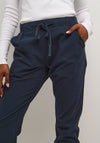 Kaffe Naya Capri Trousers, Navy
