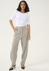 Kaffe Vitta Tapered Trousers, Grey