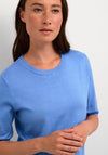 KAFFE Kalizza Short Sleeve Knit Sweater, Ultramarine