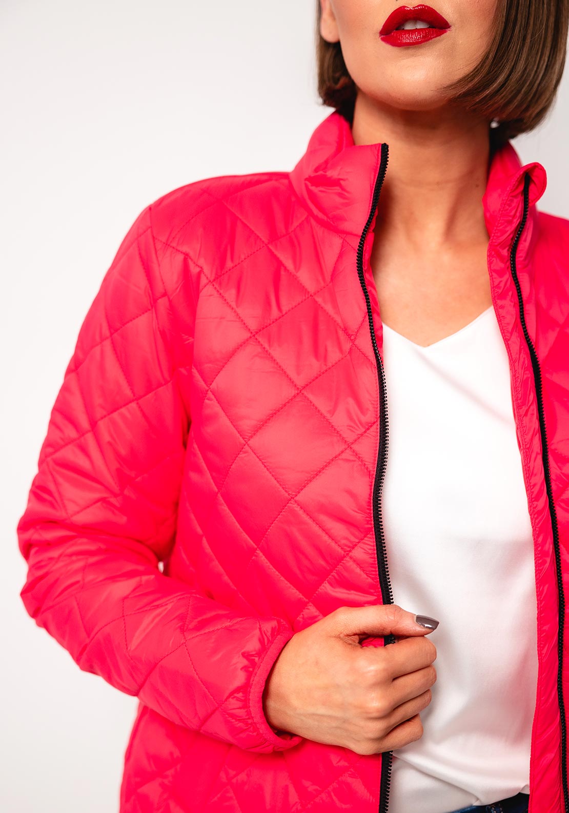 Kaffe Loreen Padded Jacket, Pink